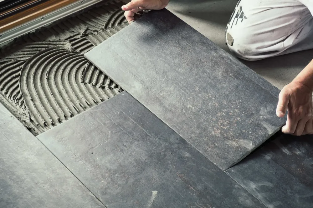 Pose de carrelage à  Puchevillers